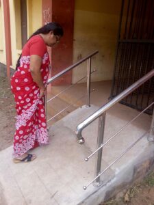 Accessibility ramp for Divyangjan (persons with disabilities).